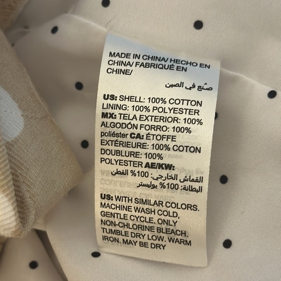 Chico’s Womens 3/4 Sleeve Polka Dot Jacket Sz 2 Large Preppy Coastal Resortwear - Picture 12 of 14